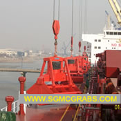 Motor hydraulic grab